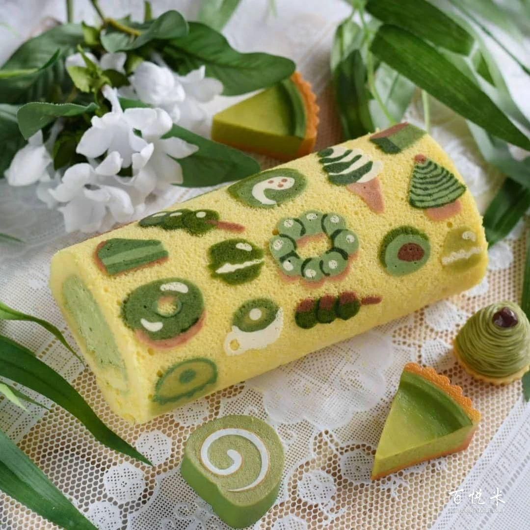 日本小姐姐做的奶油蛋糕卷，個個都像藝術(shù)品，美到不忍下口哇